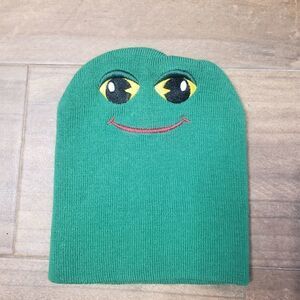 Western chief kids Green frog beanie hat
